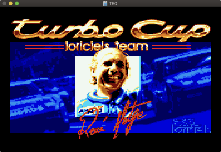 Screenshot de TEO (Thomson TO8)