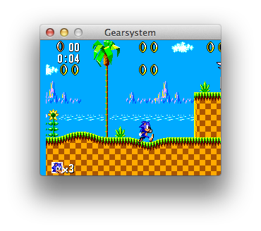 Sonic dans Gearsystem