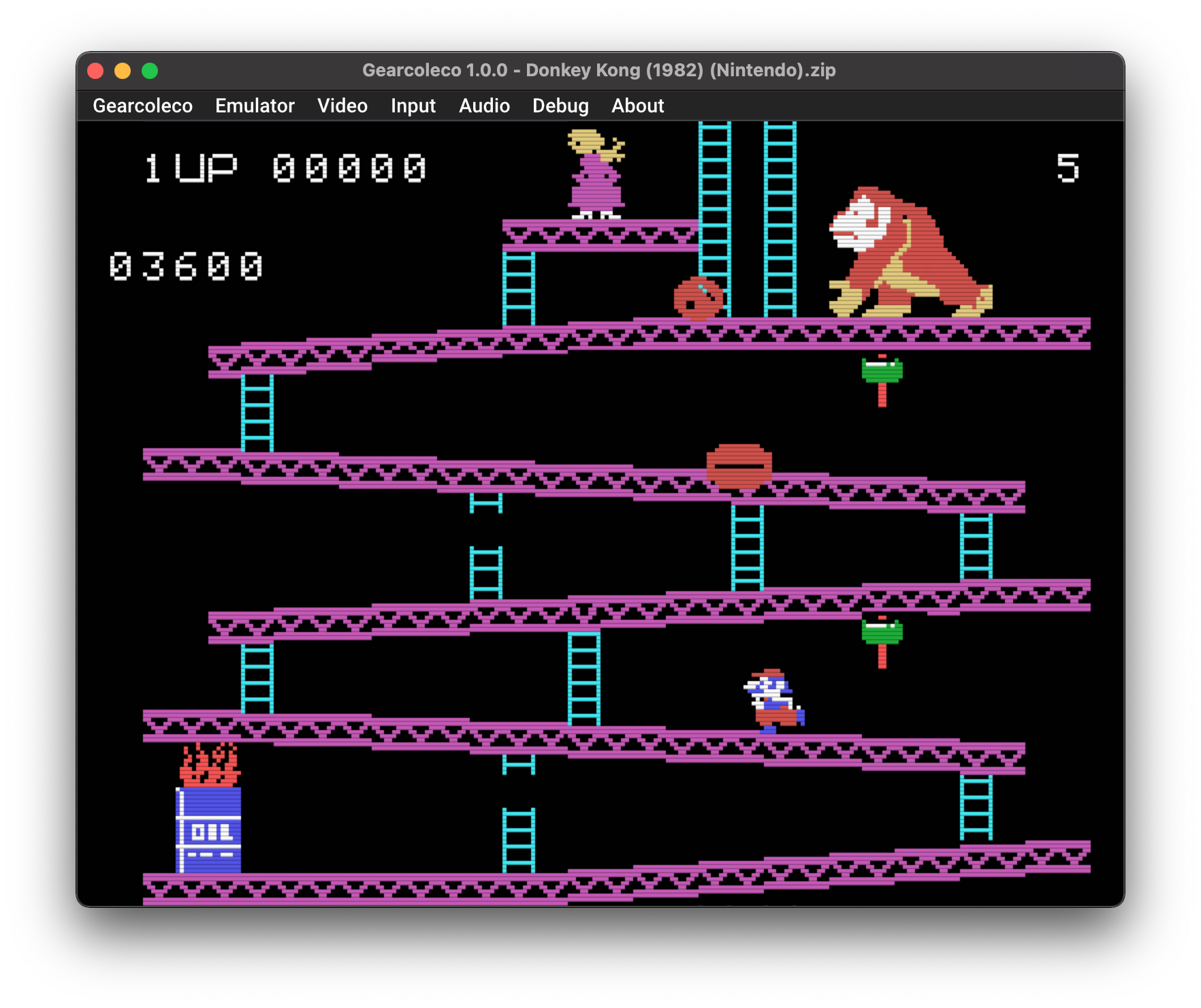 Donkey Kong dans Gearcoleco