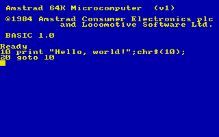 Le Basic dans CPCemu