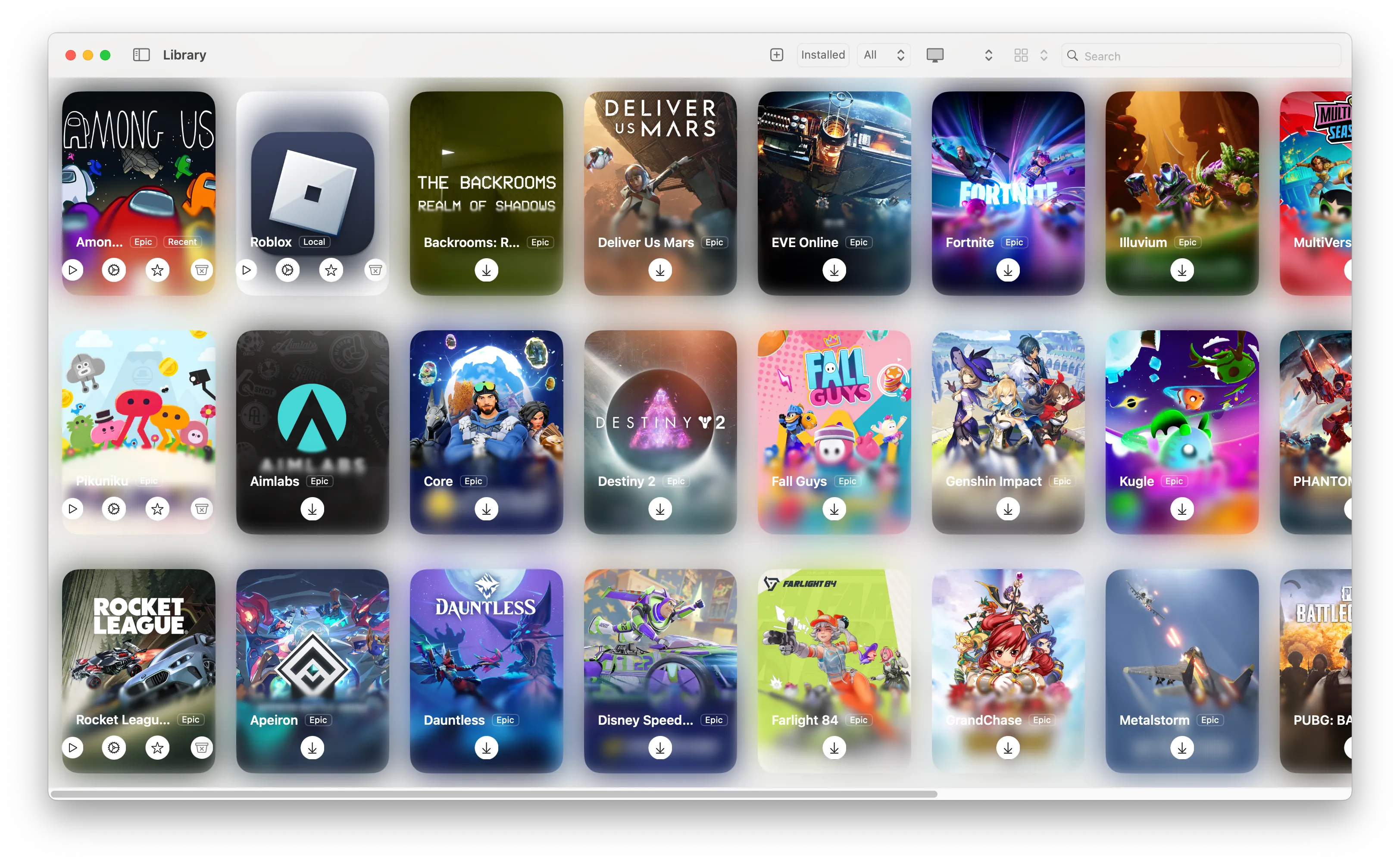 Bibliothèque de Mythic