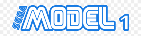 Le logo de la borne model 1 de Sega