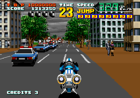 Photo du jeu A.B. Cop sur borne System 32 de Sega